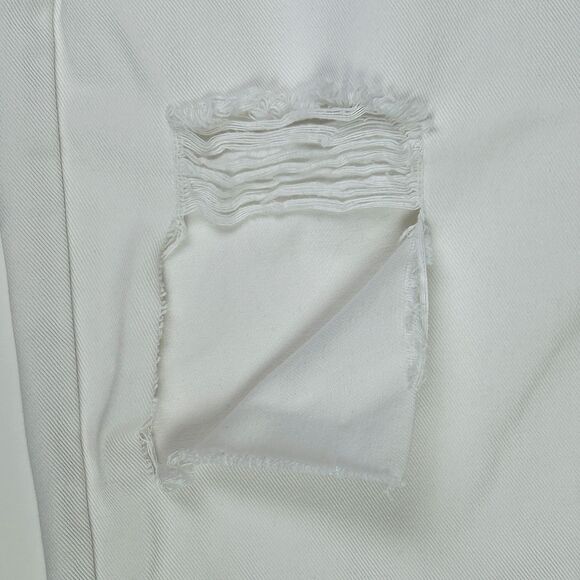 BDG Urban Outfitters High Rise Mom Jeans Distressed White Denim Tapered Leg 27 - Picture 5 of 16